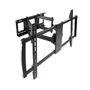TooQ LP75100TN-B Soporte de Pared TV Giratorio e Inclinable para Pantallas de 60 a 100 Pulgadas y hasta 80 kg de Peso, Color Negro